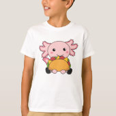 Snaxolotl Axolotl Tacco Lovers Sweet Animals T-Shirt (Vorderseite)