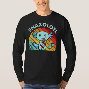 Snaxolotl Kids Youth Salamander Lizard Niedlich Ax T-Shirt