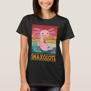 Snaxolotl Niedlich Axolotl French Fries Food Anima T-Shirt