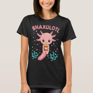 Snaxolotl Niedlich Axolotl French Fries Food Lover T-Shirt