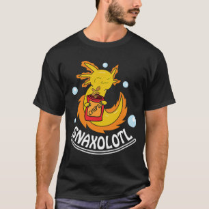 Snaxolotl Snack Axolotl Gold Boys Kinder Girls T-Shirt