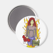 Snazzle Mummy Magnet (Vorderseite/Rückseite)