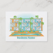 Snazzy Blue Sky Apartments! Visitenkarte (Rückseite)