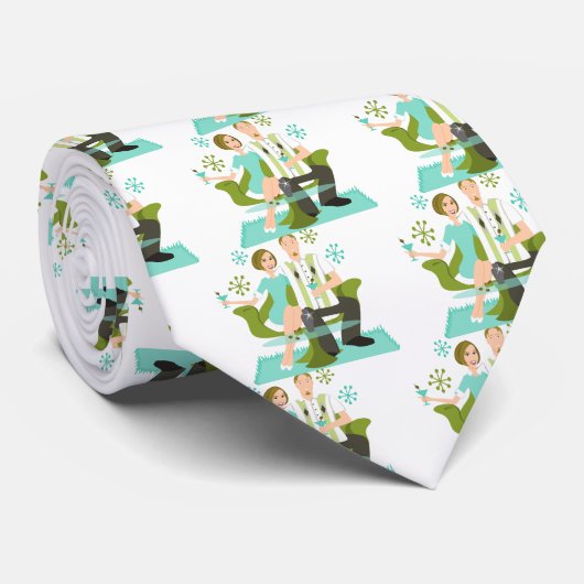 Snazzy Couple Krawatte (Gerollt)