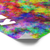 Snazzy Day Psychedelic Poster (Ecke)