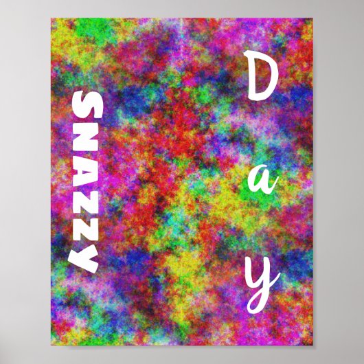 Snazzy Day Psychedelic Poster (Vorne)