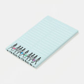 Snazzy Einkaufsliste Post-it Klebezettel (angewinkelt)