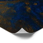 Snazzy Female Pig Portrait Mardi Gras Poster (Ecke)