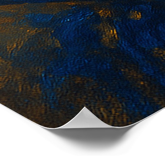 Snazzy Female Pig Portrait Mardi Gras Poster (Ecke)