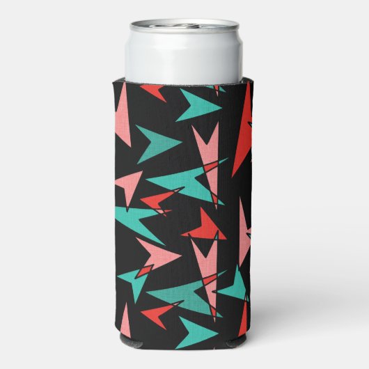 Snazzy Mitte Jahrhundert Moderne Pfeile Selters Dosenkühler (Seltzer Rückseite)