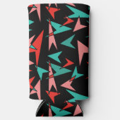 Snazzy Mitte Jahrhundert Moderne Pfeile Selters Dosenkühler (Vorderseite)