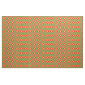 Snazzy Retro Red Field Pappies Muster Fabric Stoff (Yard (91,4 cm))