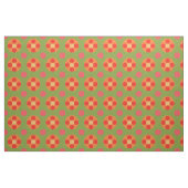 Snazzy Retro Red Field Pappies Muster Fabric Stoff (Fat Quarter (45,7 x 55,9 cm))