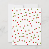 Snazzy Shindig Christmas Einladung (Rückseite)