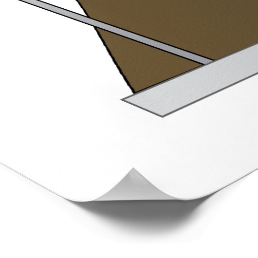 Snazzy Ski Lodge Poster (Ecke)