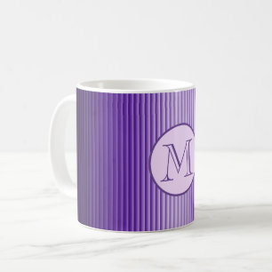 Snazzy Sophisticates Purple Glow Streifen individu Kaffeetasse