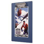 SNCF-Bahndrahtseilbahnpromo-Plakat Klemmbrett (Links)