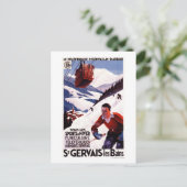 SNCF-Plakat für Eisenbahnkabel Postkarte (Stehend Vorderseite)