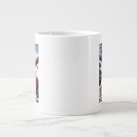 SNCF-Poster für Eisenbahnkabel Jumbo-Tasse (Vorderseite)