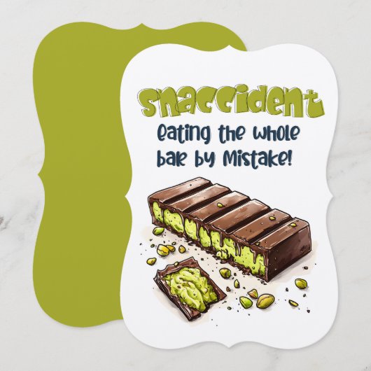 Sndisaster aß die ganze Schokolade Kunafa ك ن ا ف  Einladung (Vorne/Hinten)