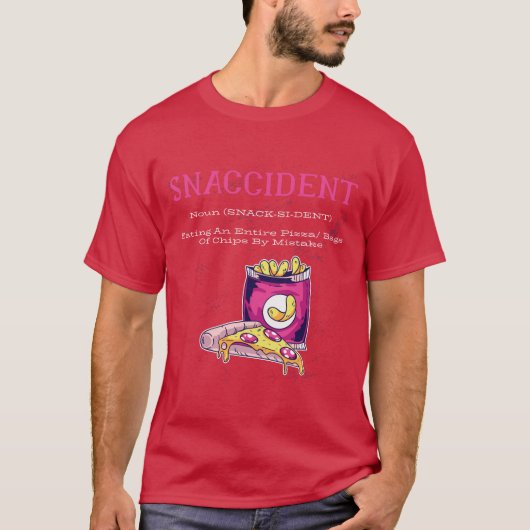 Sndisaster FUNNY Feinschmecker Pizza Fries Chips m T-Shirt (Vorderseite)