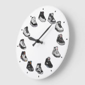 Sneaker Acrylic Wall Clock Große Wanduhr (Winkel)