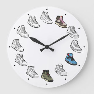 Sneaker Acrylic Wall Clock (Travis Collabs) Große Wanduhr