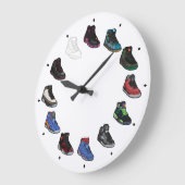 Sneaker-Acrylwand-Uhr (DBs) Große Wanduhr (Winkel)