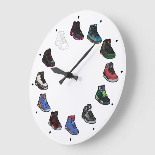 Sneaker-Acrylwand-Uhr (DBs) Große Wanduhr (Winkel)