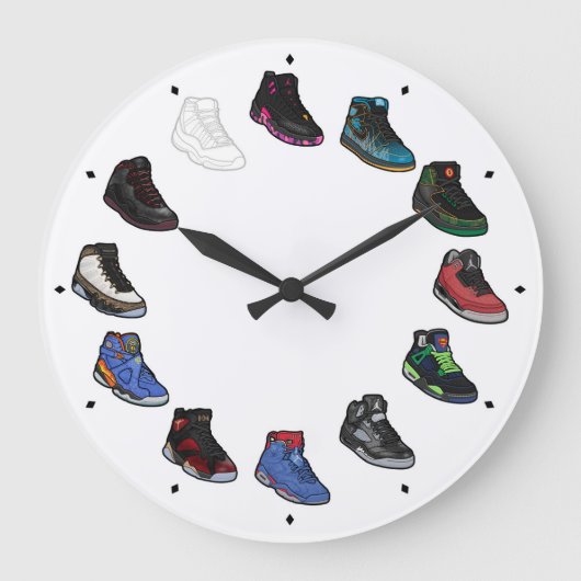 Sneaker-Acrylwand-Uhr (DBs) Große Wanduhr (Vorderseite)