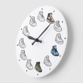 Sneaker-Acrylwand-Uhr (Travis Collabs) Große Wanduhr (Winkel)