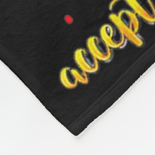 Sneaker Autismus akzeptieren Liebe verstehen Autis Fleecedecke (Ecke)