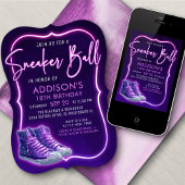 Sneaker Ball Geburtstagsparty Einladung