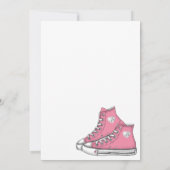 Sneaker Birthday, Glitzer Sweet 16 Dankeskarte (Rückseite)