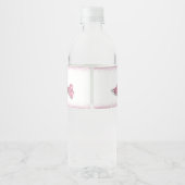 Sneaker Birthday, Glitzer Sweet 16 Wasserflaschenetikett (Rückseite)