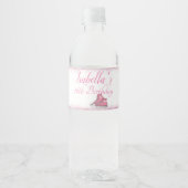Sneaker Birthday, Glitzer Sweet 16 Wasserflaschenetikett (Vorderseite)
