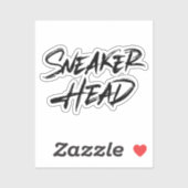 Sneaker Head Aufkleber (Blatt)