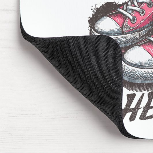 Sneaker head mousepad (Ecke)