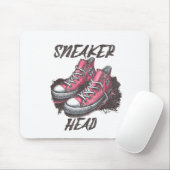 Sneaker head mousepad (Mit Mouse)