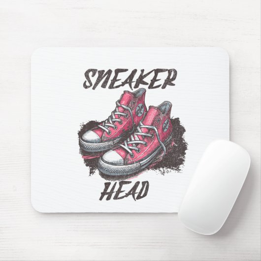 Sneaker head mousepad (Mit Mouse)
