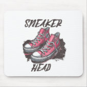 Sneaker head mousepad (Vorne)