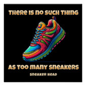 Sneaker Head Poster (Vorderseite)