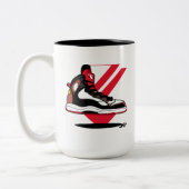 Sneaker Head-Tasse Zweifarbige Tasse (Links)