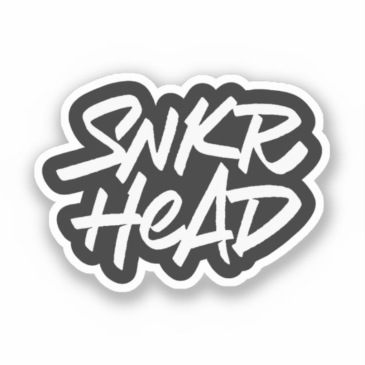 Sneaker Heads SNKR HEAD Aufkleber (Vorderseite)