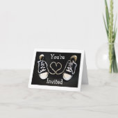 Sneaker Liebe Einladungskarte (Oder? (Vorderseite)