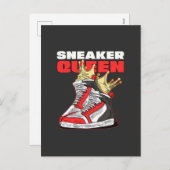 Sneaker Queen Sneaker Feiertagspostkarte (Vorne/Hinten)