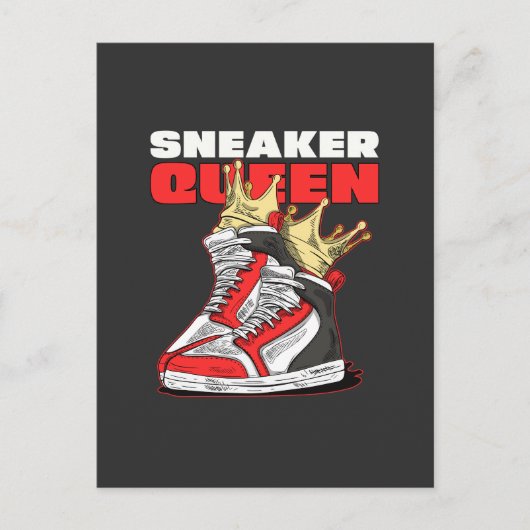 Sneaker Queen Sneaker Feiertagspostkarte (Vorderseite)