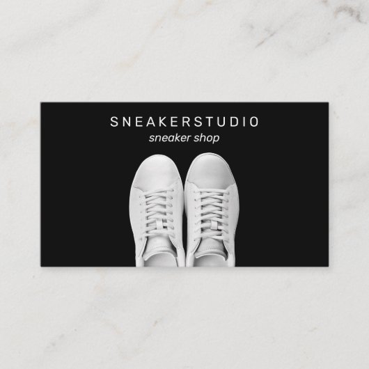 Sneaker Shoes Sport Visitenkarte (Vorderseite)