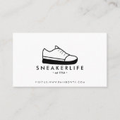 Sneaker Sport Shoes handgezogen Visitenkarte (Vorderseite)