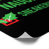 Sneakerhead Funny Pajama Weihnachten 1 Poster (Ecke)